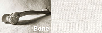 MHZ Hafttextil SQUID Kollektion - Farbe Bone mit Knochen