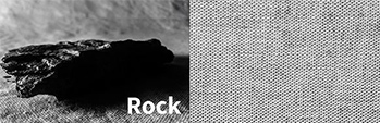 MHZ Hafttextil SQUID Kollektion - Farbe Rock mit Felsen