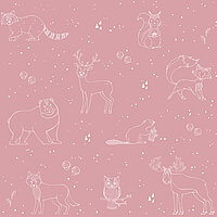MHZ Design Collection Motiv WILDLIFE rosa