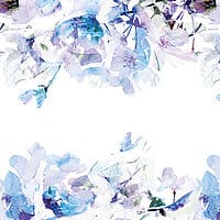 MHZ Design Collection Motiv BLOSSOM blau