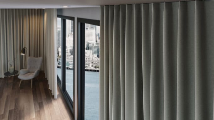 Vorhang Dimout-/Blackout-Gewebe Milieu