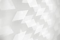 Doppelrollos Detailansicht von Design LOGAN mit Parallelogrammen als Muster